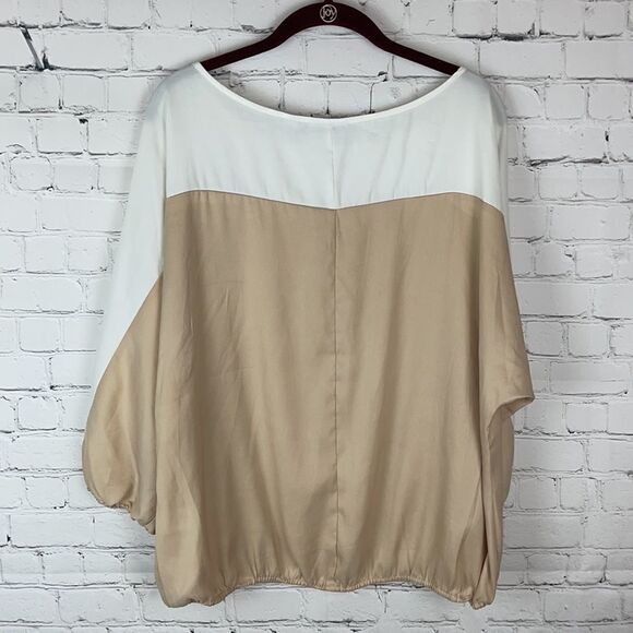New York & Company Color Block Blouse Size Large - Picture 6 of 6